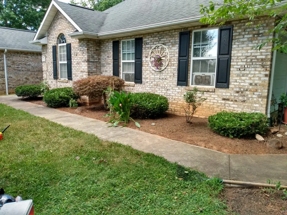 Custom landscape installation in Collinsville, VA - Green Valley Outdoor Needs