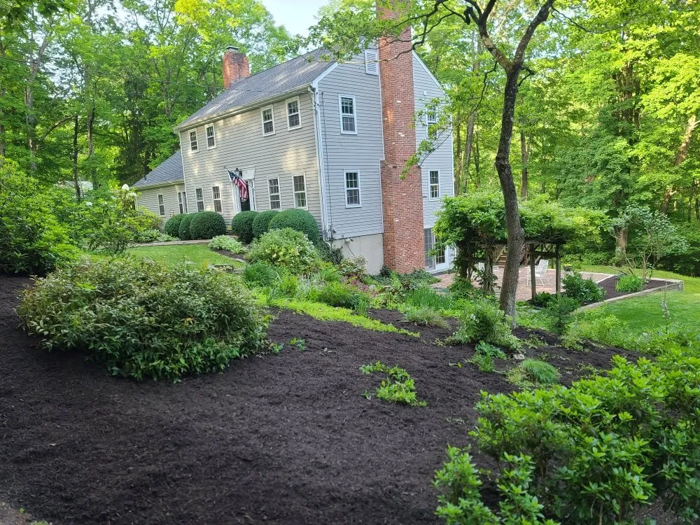 Custom outdoor landscaping for beautiful yards in Danbury, CT by Green Valley Property Maintenance