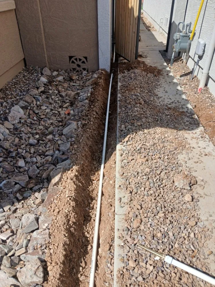 Custom garden landscaping in Mesa, AZ by Green Valley Service