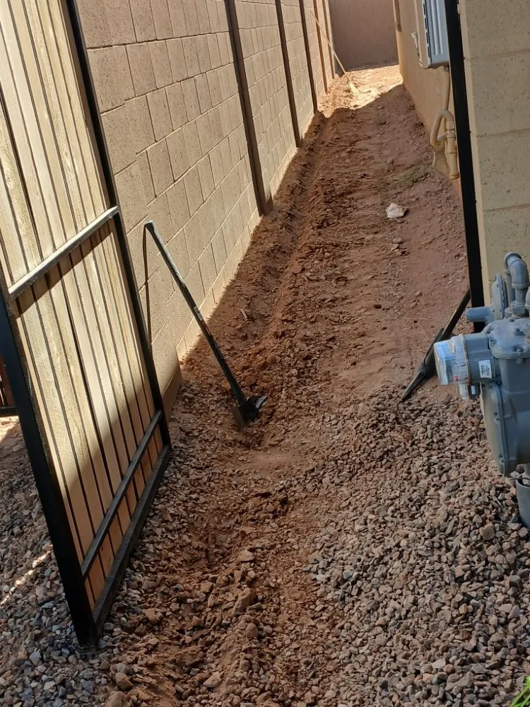 Custom residential landscaping in Mesa, AZ by Green Valley Service