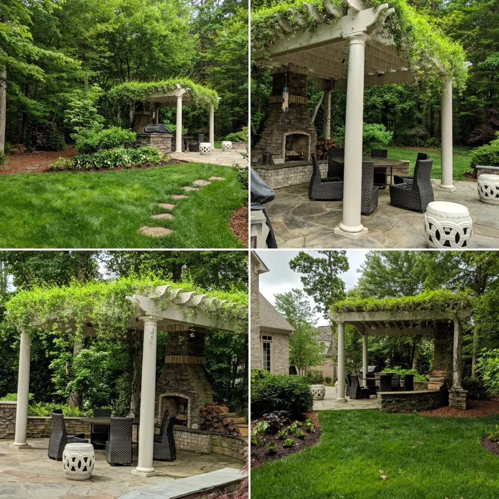 Local landscape installation for beautiful yards in Greensboro, NC by Green View Landscaping