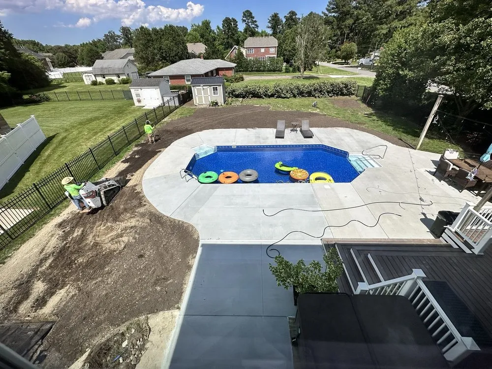 Local yard maintenance with custom design across Newport News, VA - Green View Lawn Care