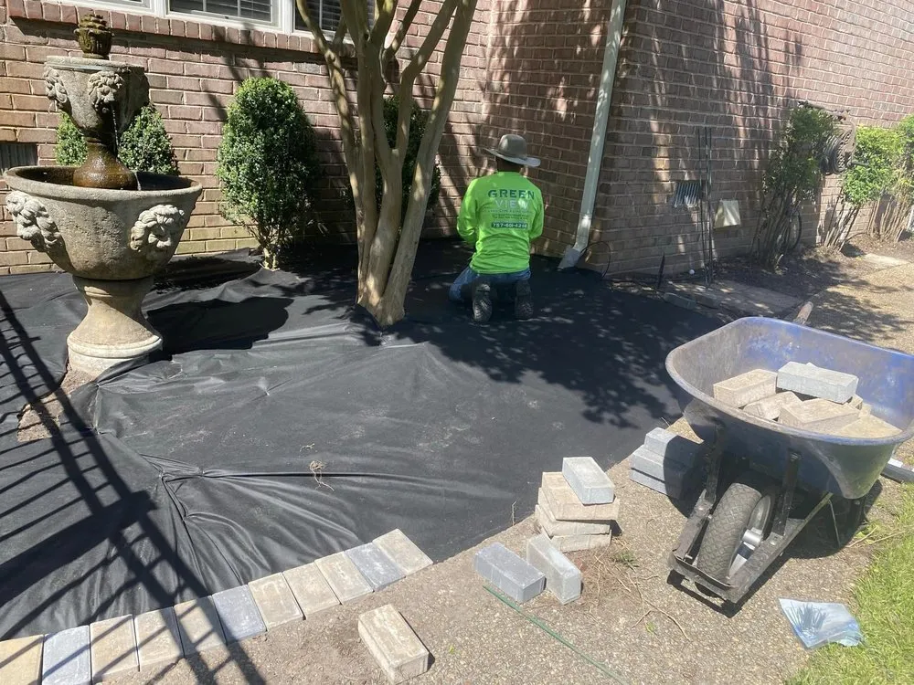 Professional landscaping services for homes in Newport News, VA by Green View Lawn Care