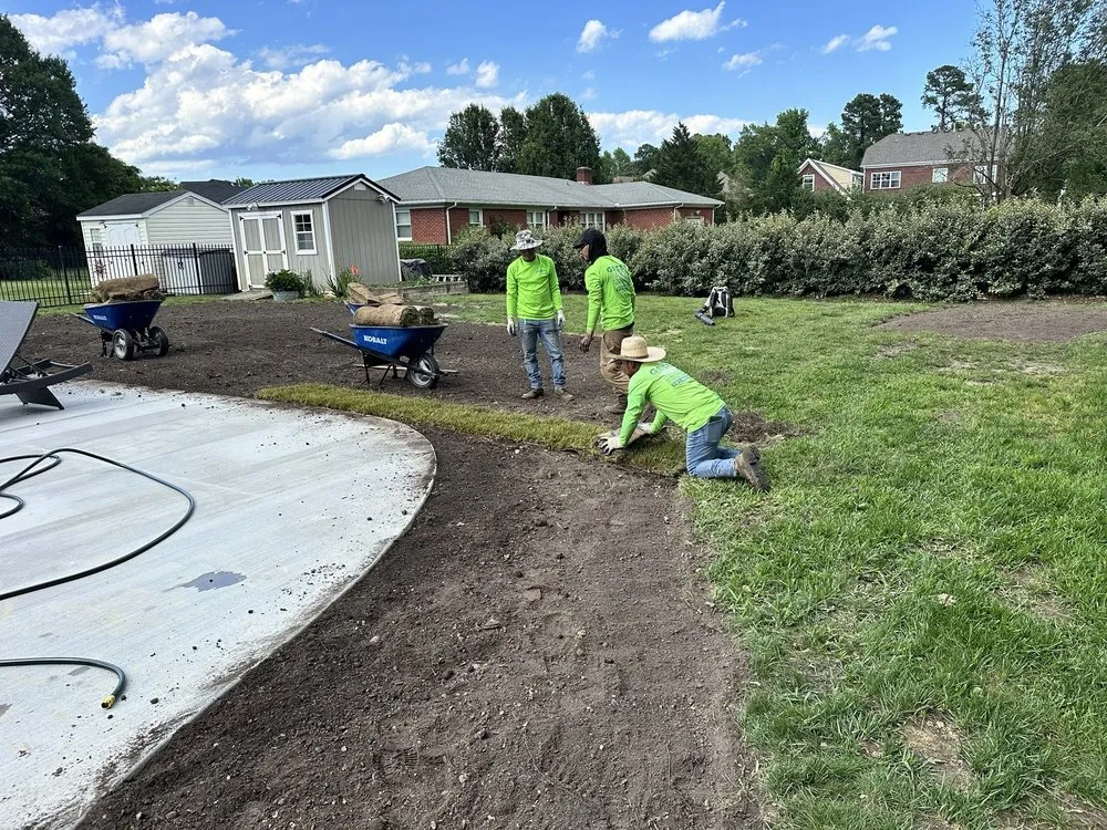 Expert lawn mowing service for beautiful yards in Newport News, VA by Green View Lawn Care