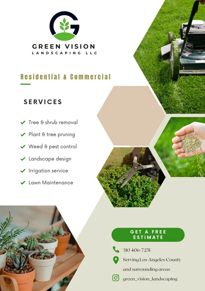 Local yard maintenance near you in Gardena, CA by Green Vision Landscaping