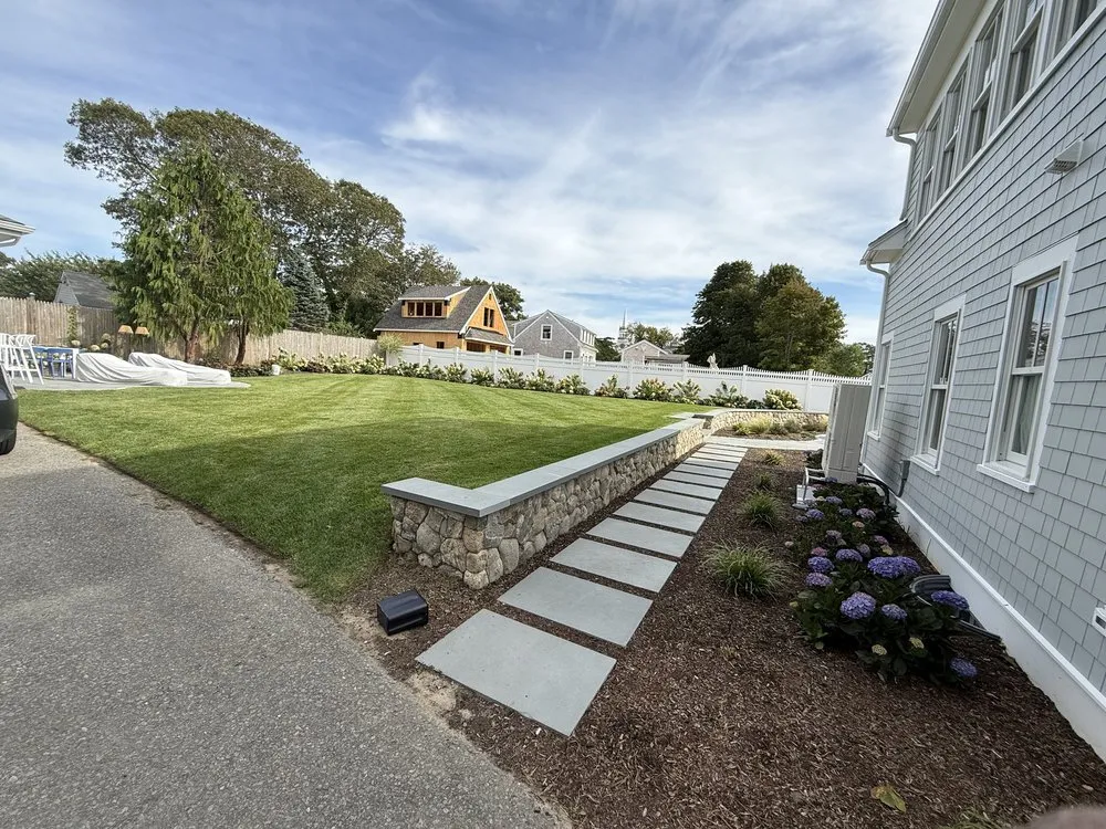 Top-rated landscape installation in Barnstable, MA by Green Water Landscaping & Irrigation