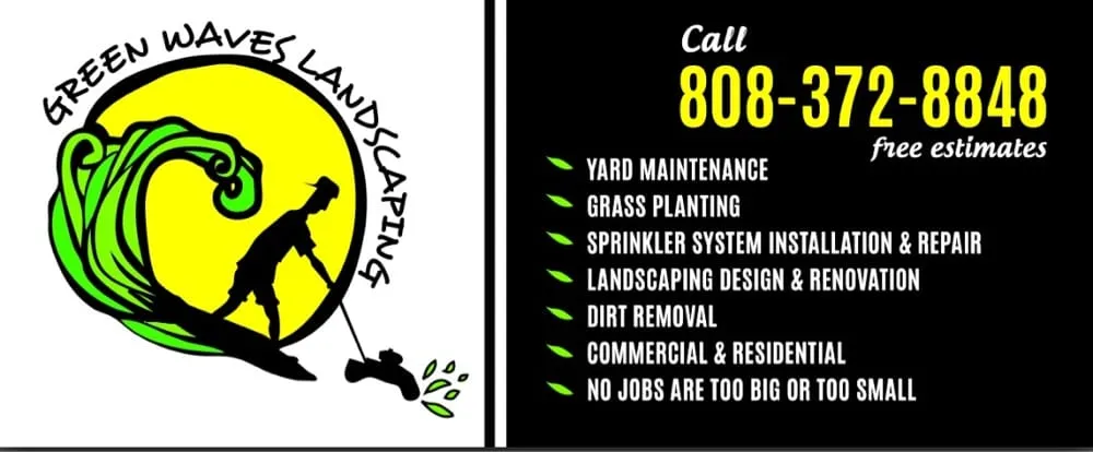Trusted residential landscaping in Haleiwa, HI - Green Waves Landscaping