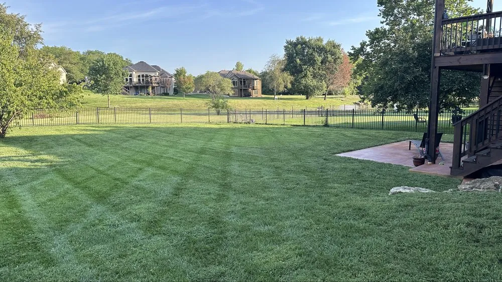 Custom landscape installation for year-round maintenance in Leavenworth, KS by Green Waves Lawn Solutions