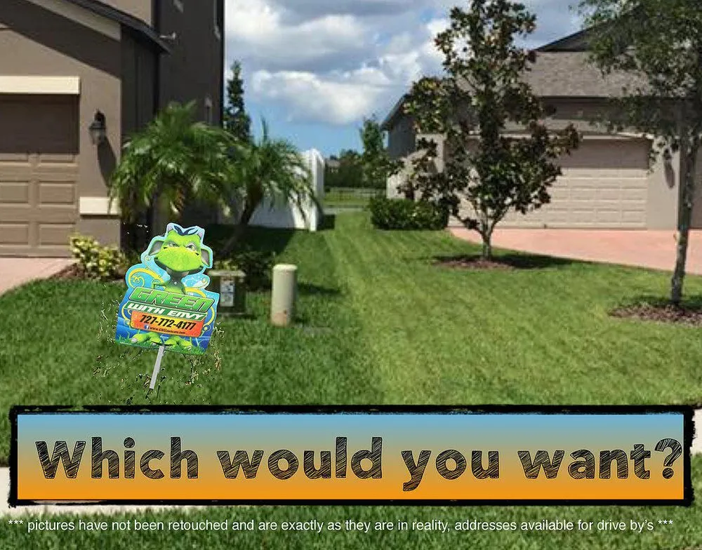 Professional landscape installation with custom design across New Port Richey, FL - Green With Envy