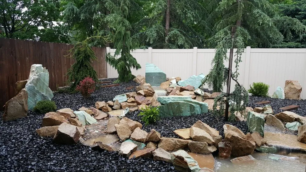 Custom landscape design with custom design in Boise, ID by Green With Envy Yard Care