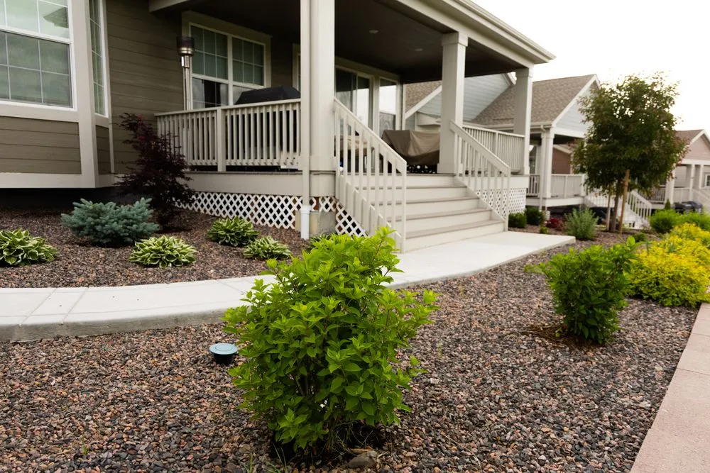 Professional yard maintenance in Lakewood, CO by Green Works Concrete and Landscaping