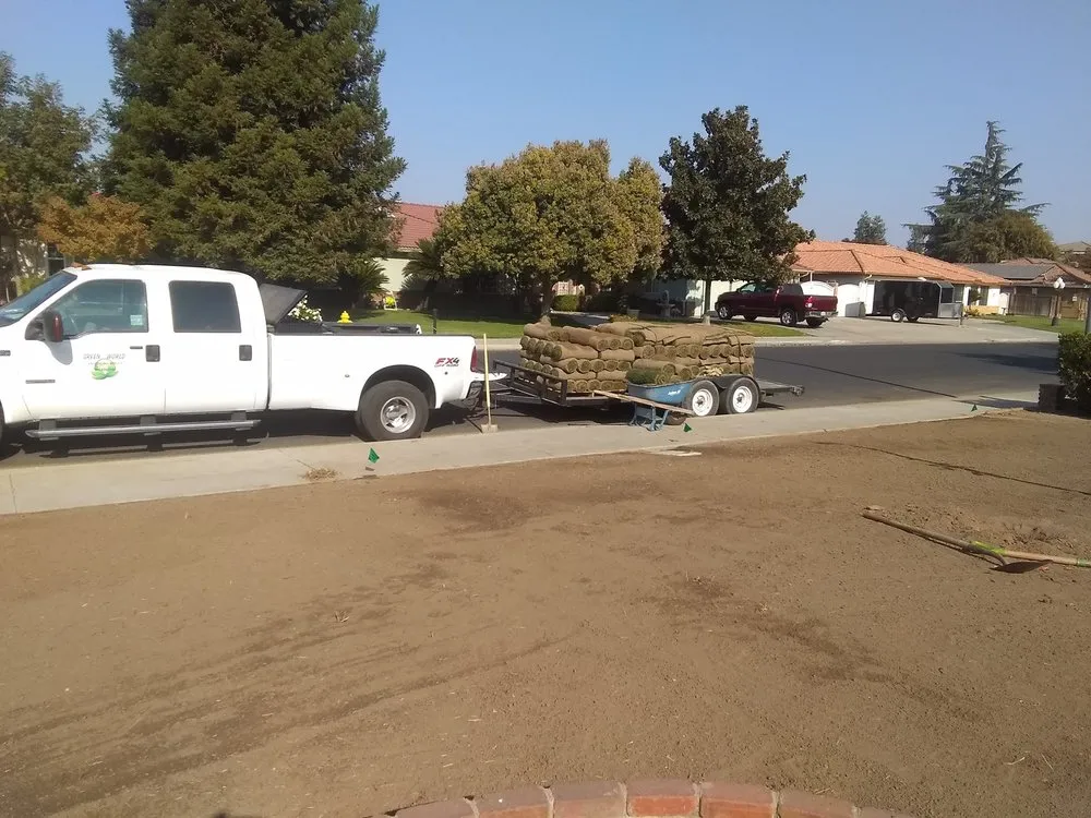 Trusted yard cleanup service for beautiful yards in Madera, CA by Green World Landscaping Service