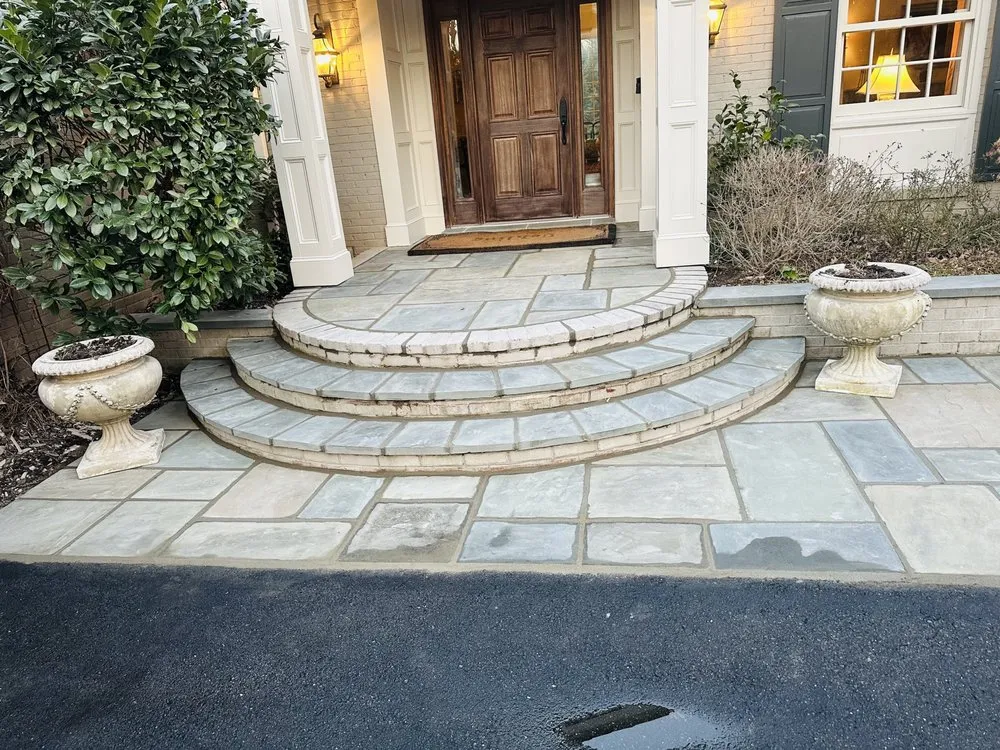 Professional garden landscaping for residential properties in Potomac, MD by Green Yard Keeper