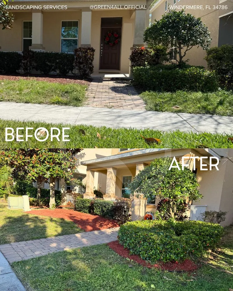 Expert yard maintenance experts serving Windermere, FL - Green4all Landscaping
