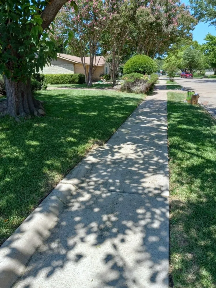 Custom landscape installation in Dallas, TX - Greenbadger Lawn Care