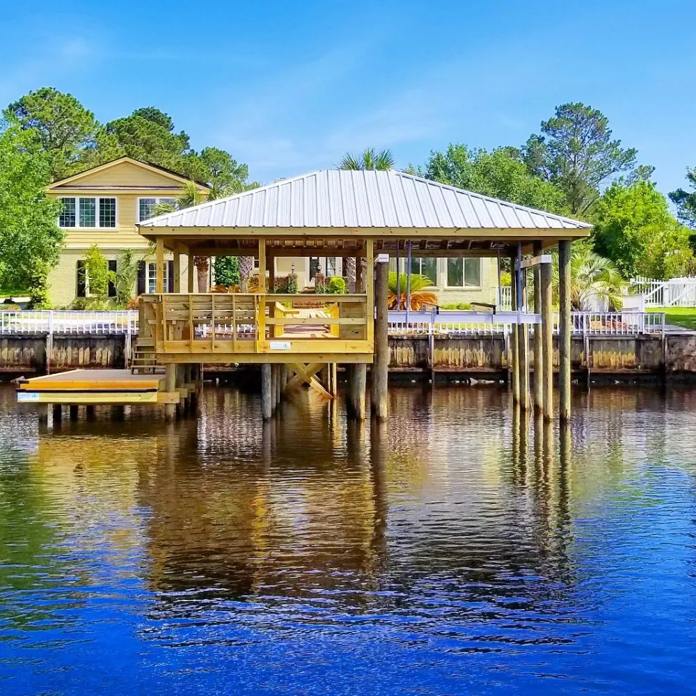 Expert lawn mowing service for residential properties in Myrtle Beach, SC by Greenbeach Builders Marine Construction