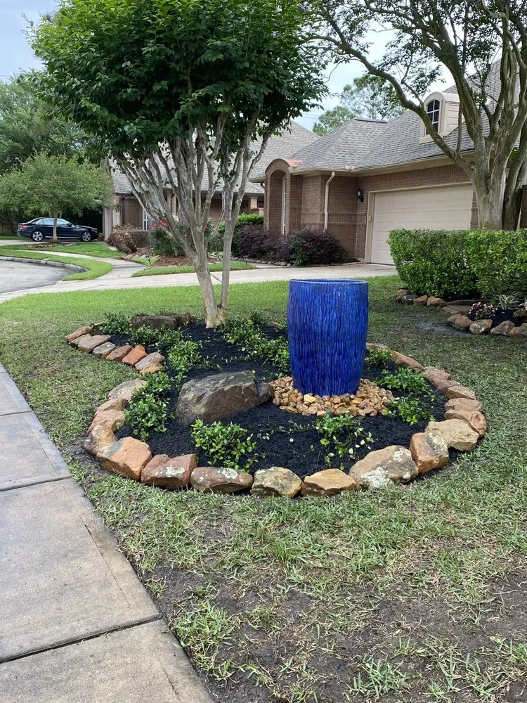 Local landscape design for residential properties in Houston, TX by Greenbelt Services