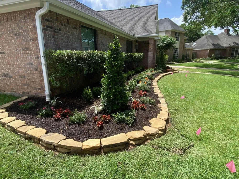 Local residential landscaping for year-round maintenance in Houston, TX by Greenbelt Services