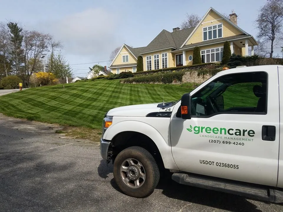 Custom landscape installation in Scarborough, ME - Greencare Landscape Management