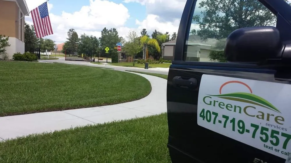 Custom landscape installation for beautiful yards in Winter Haven, FL by GreenCare Services