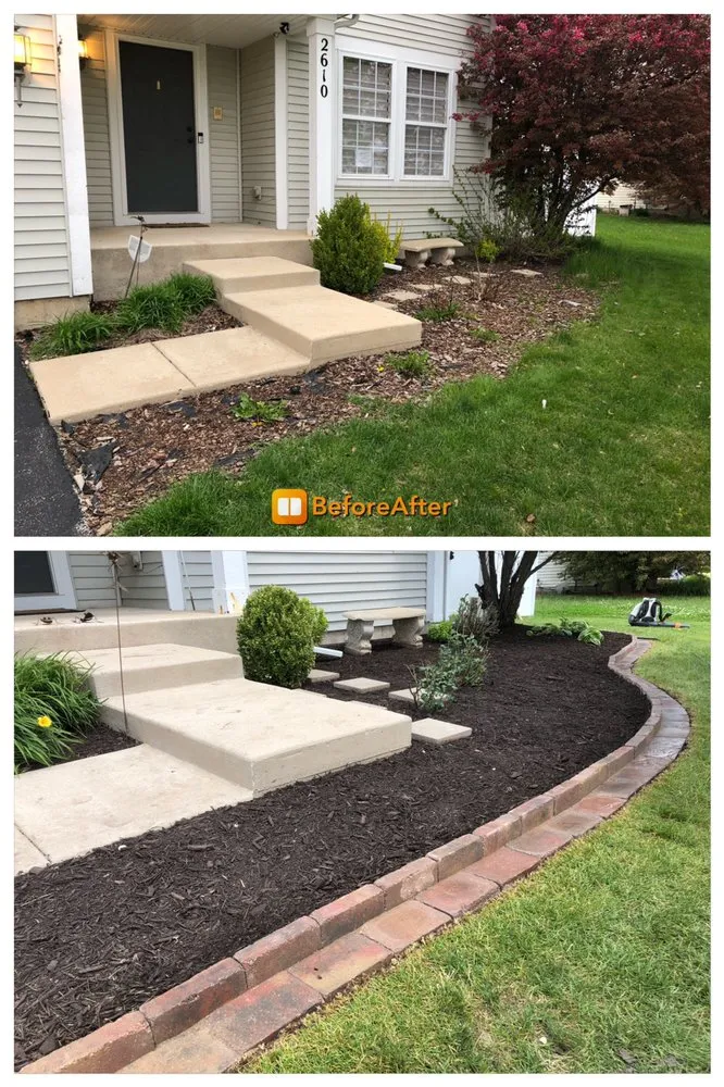Expert garden landscaping in Belvidere, IL by GreenCity Lawn Maintenance