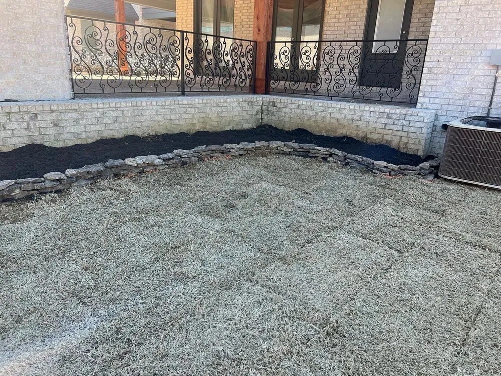 Professional outdoor landscaping with custom design in Memphis, TN by GreenCore Lawn and Landscape Service