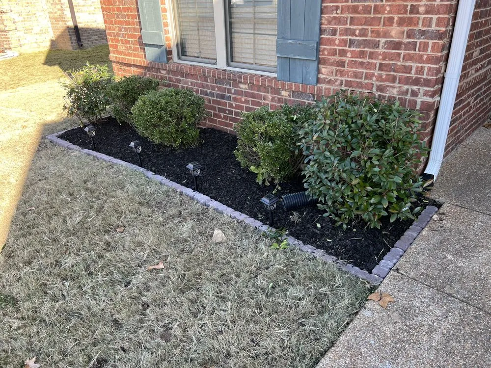 Custom garden landscaping in Memphis, TN - GreenCore Lawn and Landscape Service