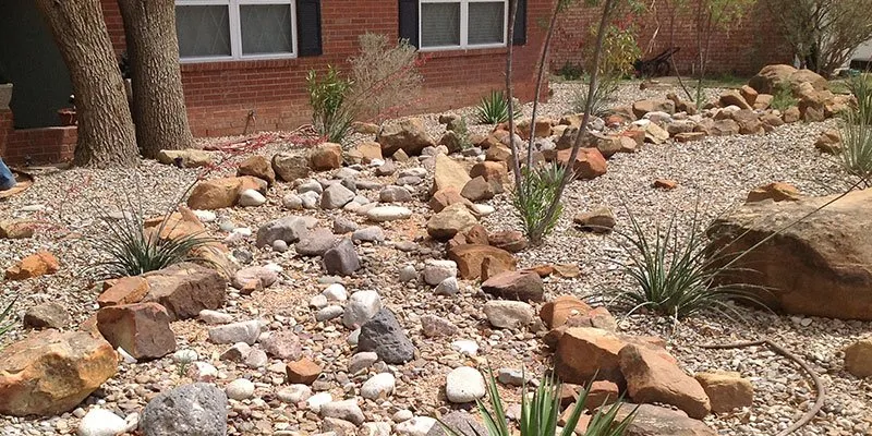 Top-rated garden landscaping near you in Amarillo, TX by Greene Tree & Landscaping