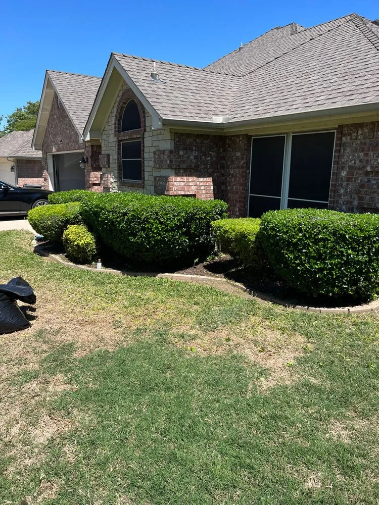 Professional residential landscaping for year-round maintenance in Midlothian, TX by Greenedge Solutions