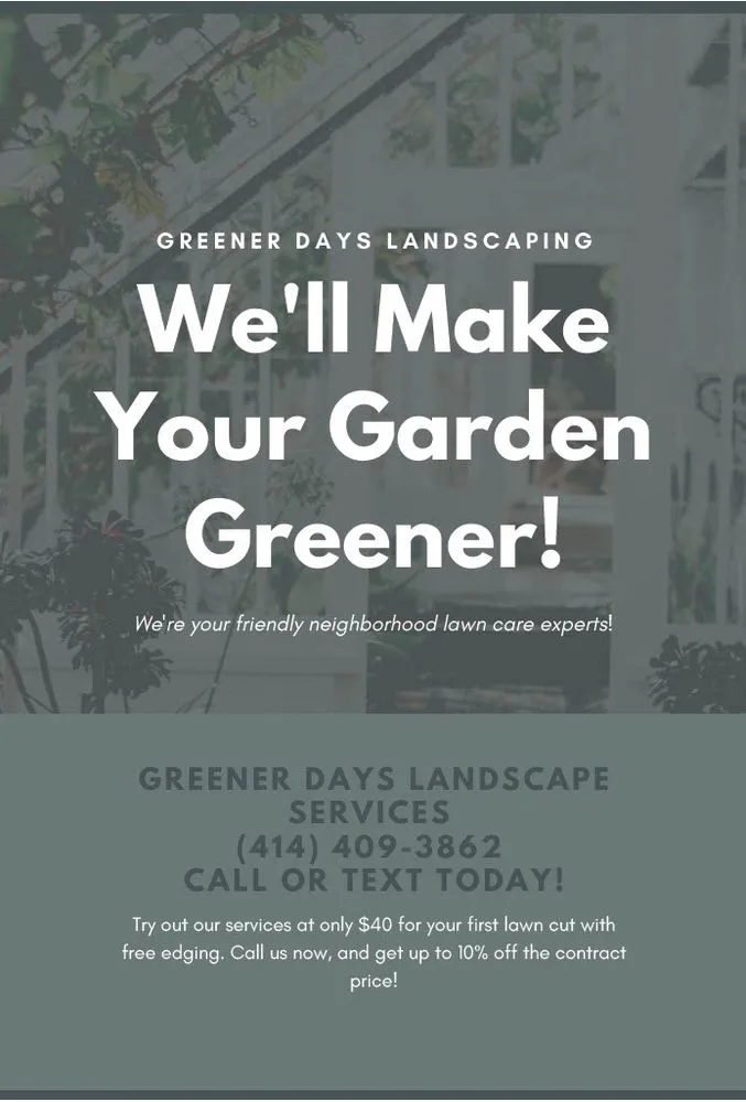Professional yard cleanup service in Kenosha, WI - Greener Days Landscaping