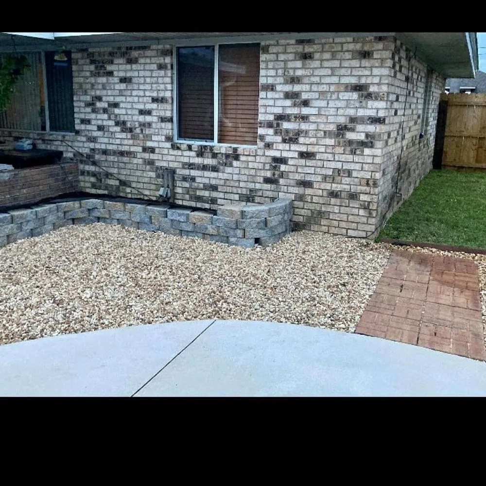 Custom residential landscaping in Panama City, FL by Greener Days Lawn Care and Gardening