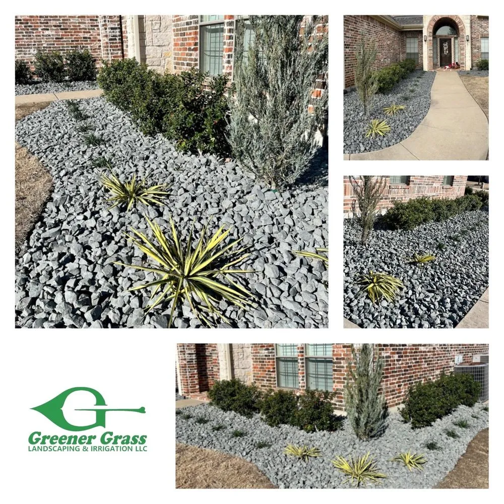 Local landscape design in Forney, TX by Greener Grass Landscaping & Irrigation