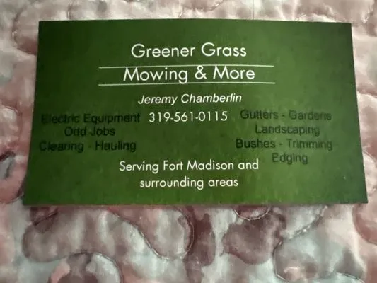 Greener Grass Mowing and More