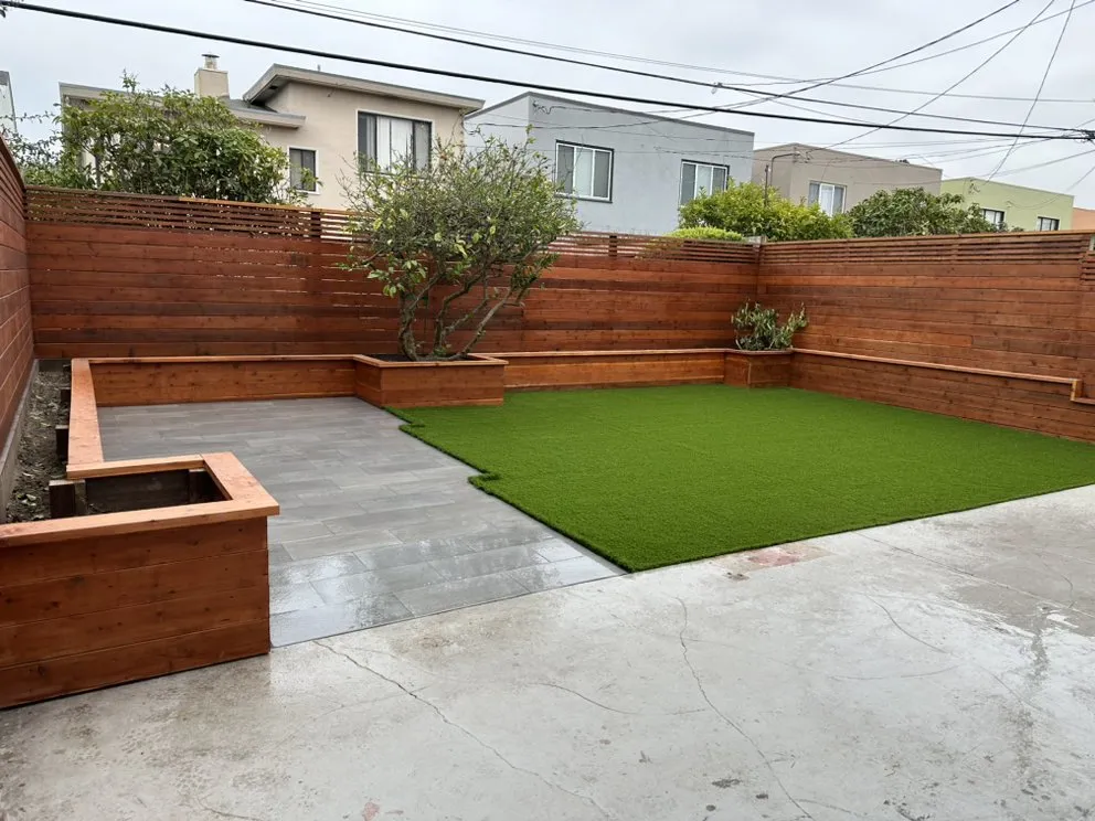 Reliable lawn mowing service for homes in Daly City, CA by Greener Landscape Construction