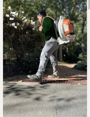 Greener On The Other Side Lawn Care Logo