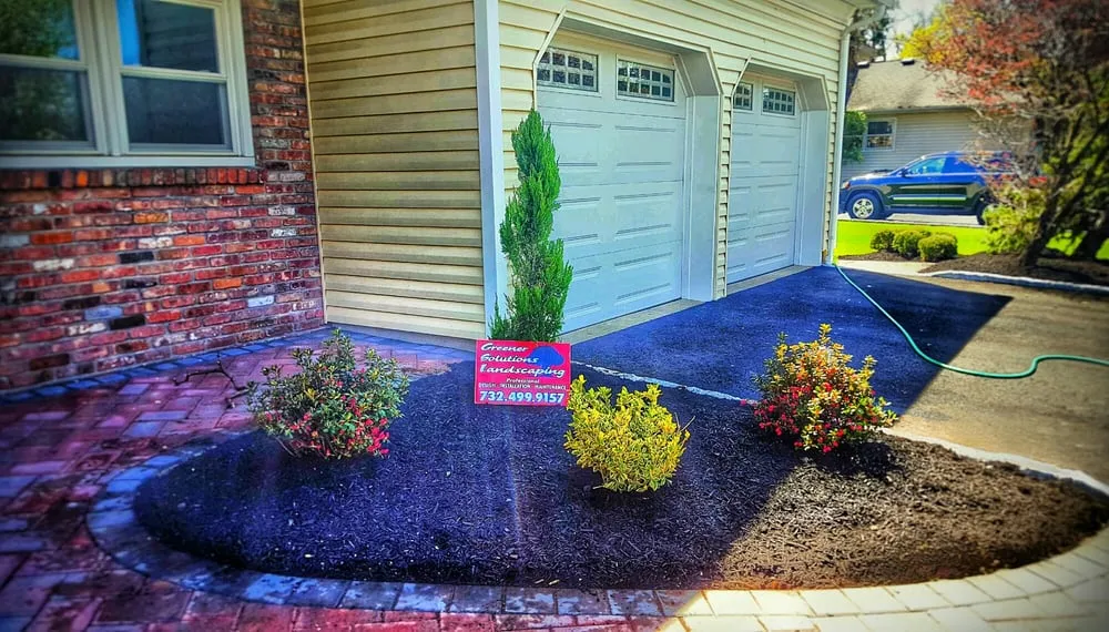 Affordable garden landscaping for residential properties in Rahway, NJ by Greener Solutions Landscaping