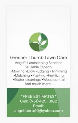 Greener Thumb Lawn Care Logo