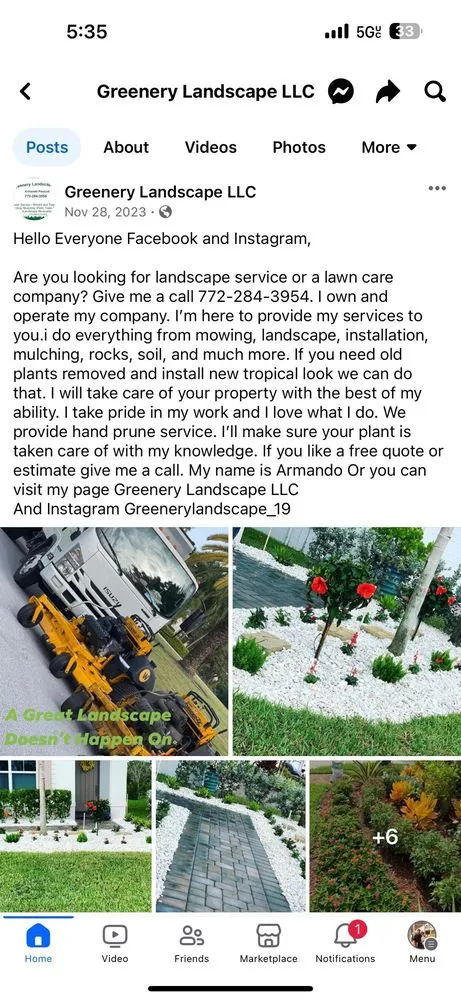 Local landscaping services with custom design in Stuart, FL by Greenery Landscape