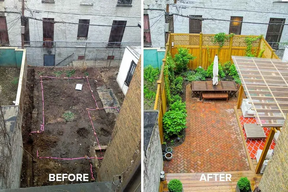 Affordable outdoor landscaping near you in Brooklyn, NY by Greenery NYC