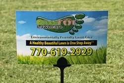 Professional residential landscaping in Alpharetta, GA by Greenfeet Lawn Care