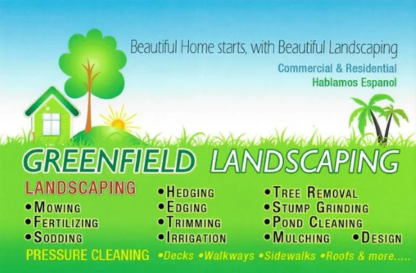 Greenfield landscaping Logo