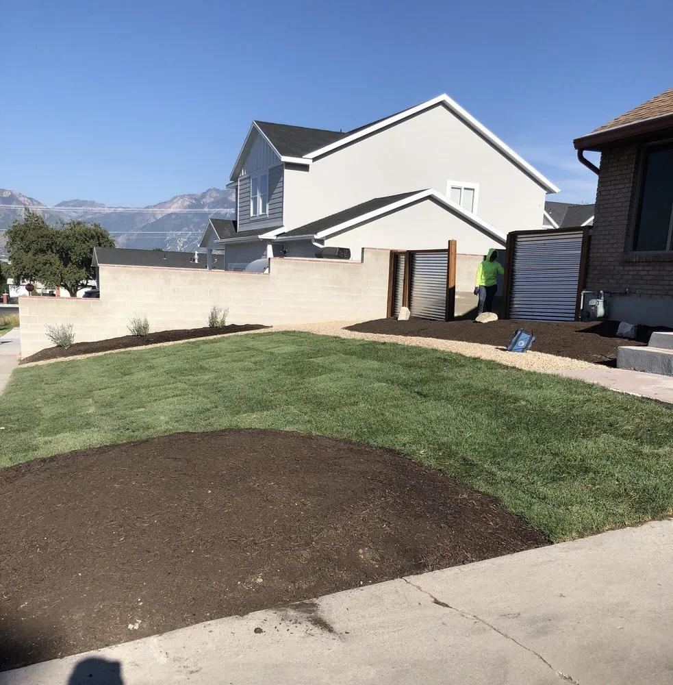 Custom yard cleanup service for residential properties in West Jordan, UT by Greenfield Landscaping