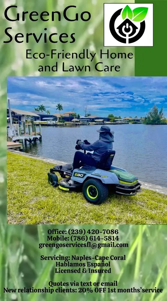 Reliable yard maintenance for beautiful yards across Fort Myers, FL - GreenGo Services