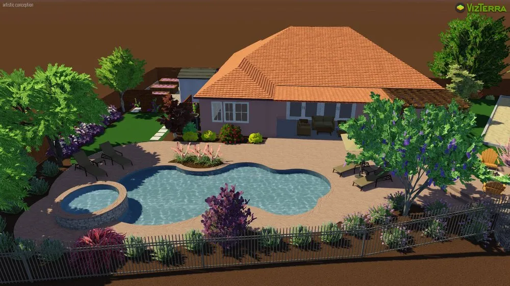 Local lawn care service for residential properties in El Dorado Hills, CA by Greenheart Landscaping