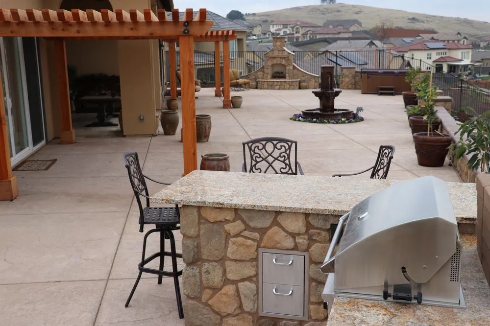 Custom landscape design with custom design across Folsom, CA - Greenland Pools & Landscape