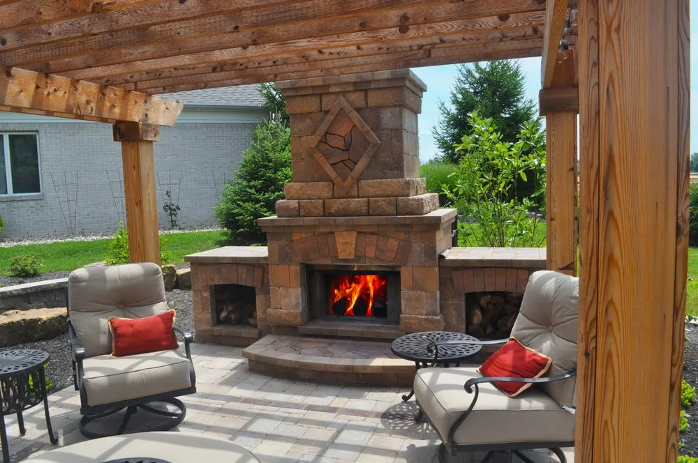 Custom landscape installation in Greenwood, IN - Greenleaf Landscaping