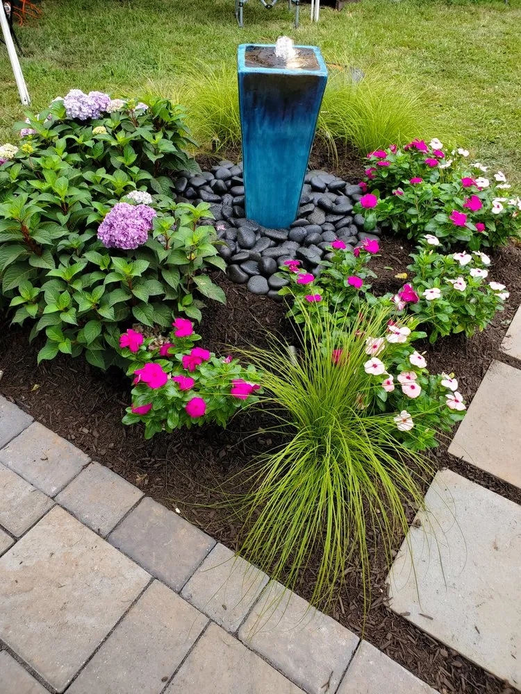 Trusted outdoor landscaping for residential properties in Pennington, NJ by Greenleaf Lawn and Landscape Inc