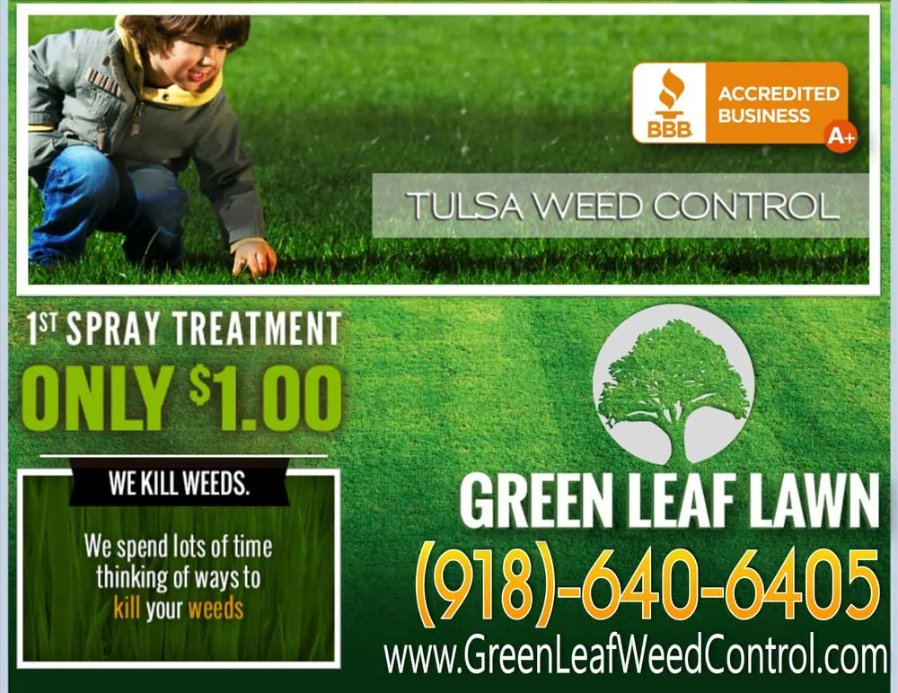 Custom lawn mowing service experts serving Tulsa, OK - Greenleaf Lawn