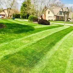 Professional outdoor landscaping for residential properties in Blacklick, OH by Greenleaf Lawns