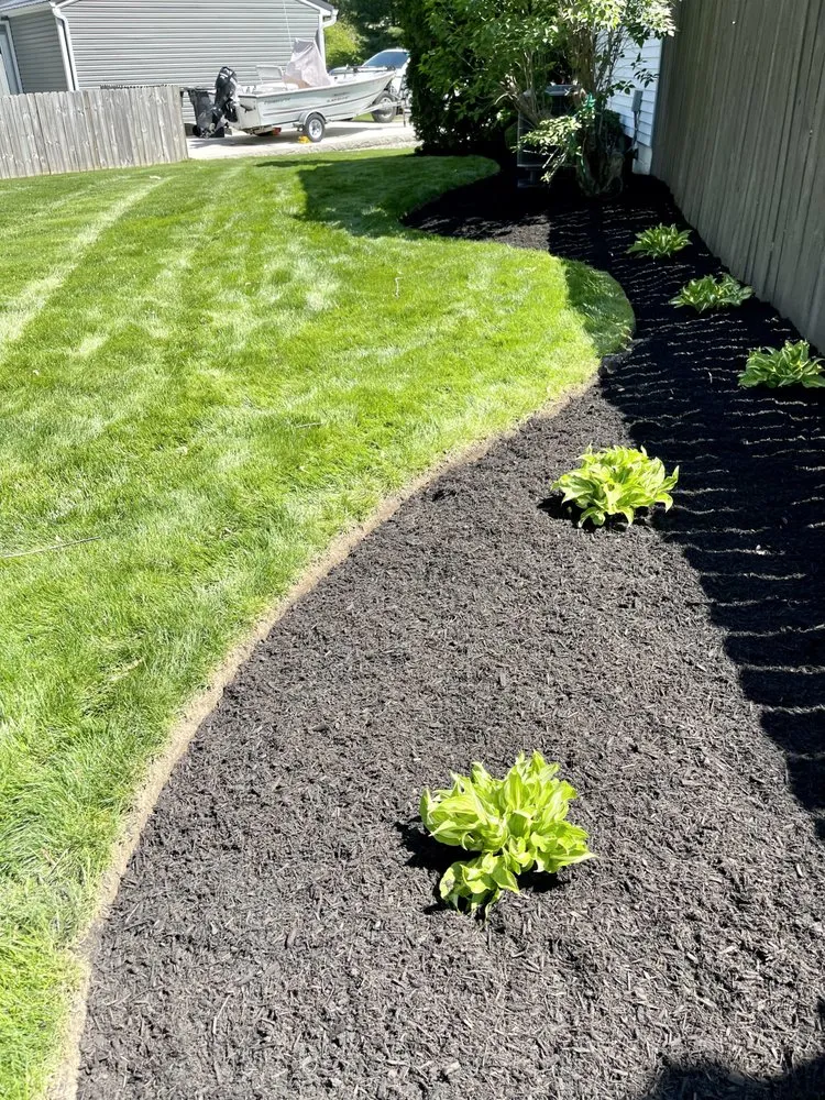 Local landscape installation in Blacklick, OH - Greenleaf Lawns